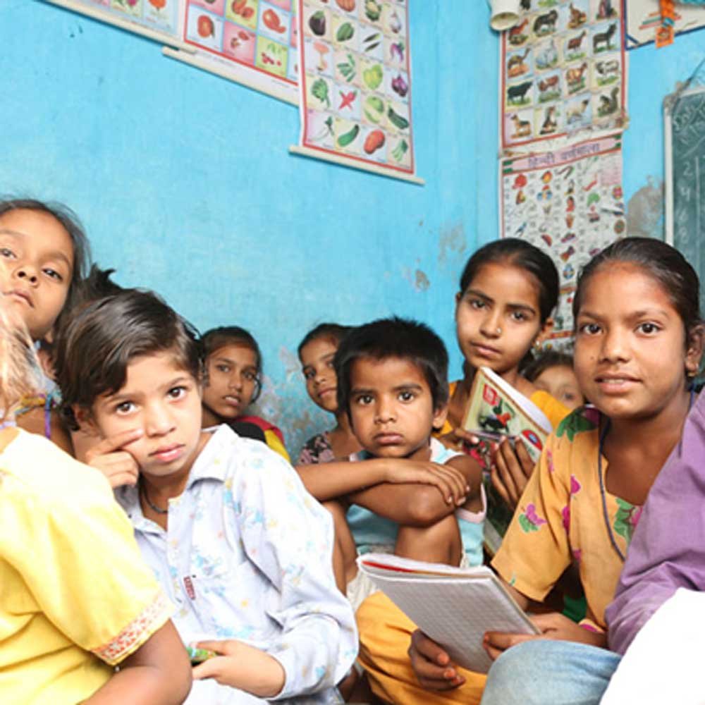 Students reading a book